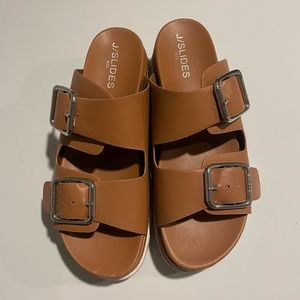 J/Slides Bolo Platform Sandals